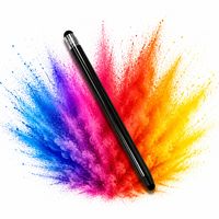 Stylet passif universel 2 en 1 à double pointe en caoutchouc pour écran tactile de smartphone, tablette, ordinateur portable, sans Bluetooth, écriture, dessin