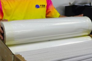 Rouleau de <span class=keywords><strong>film</strong></span> PET de transfert d'encre blanche DTF personnalisé <span class=keywords><strong>film</strong></span> simple ou double face pour imprimante DTF et machine à secouer la poudre - Product Image 3