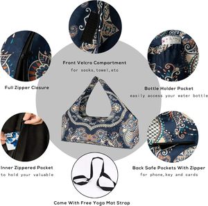 Échantillon gratuit Sac de sport et de yoga personnalisable pour femme, grande capacité, en polyester imperméable, avec séparation sec/humide, respectueux de l'environnement - Product Image 3