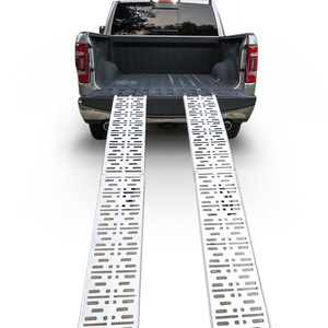 Rampa de carga de aluminio para camioneta, remolque, motocicleta, ATV, UTV, rampas para cortacésped - Product Image 1