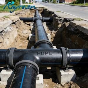 Tuyaux de gaz souterrains en HDPE durables du fabricant <span class=keywords><strong>Rayman</strong></span>, DN20-1600mm, prix - Product Image 4