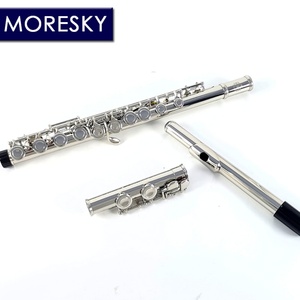 ขลุ่ย MORESKY FML-601 16 รูปิด คีย์ C ขลุ่ยคอนเสิร์ต คิวโปรนิกเกิล ชุบนิกเกิล/เงิน พร้อมคีย์ E คีย์ C เมเจอร์ - Product Image 3