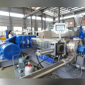Banbury Kneader Granulating Production Line Extruder PVC Plastic Granules Machine
