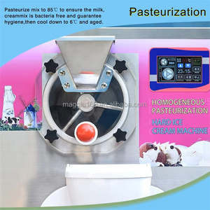 Pastörizasyon ısıtma ile dayanıklı 13L + 8L 20 mins/30 mins sert dondurma makinesi toplu dondurucu Gelato makinesi - Product Image 4