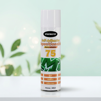 SPRAYMASTER Vente en gros Usine OEM 600ML Adhésif en spray auto-adhésif repositionnable 75 Colle adhésive en spray