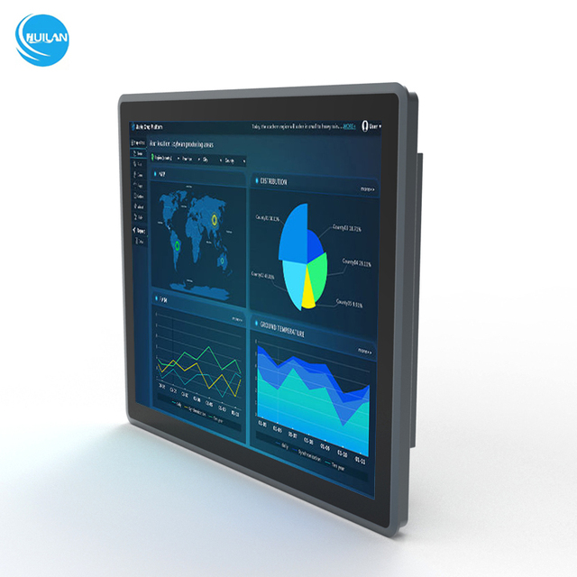 Lcd Monitor Outdoor Industrial Outdoor 12.1 Inch Aluminum Bezel IP65 Touch Monitor Touch Screen Portable Monitor