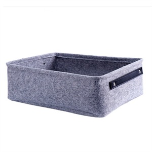 Wholesale simple waterproof toy storage felt basket with custom logo - Product Image 1