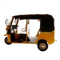 TVS Taxi Dreirad Offener Motorisierter Rückwärts-Dreiradroller 200ccm Motor 4 Passagiere Passagier-Autorikscha
