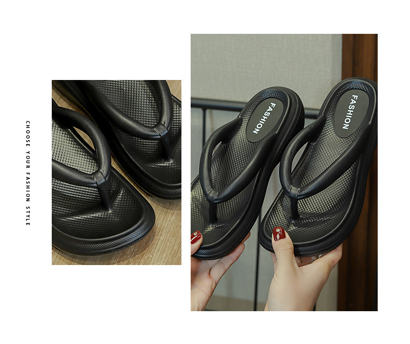 OEM EVA Flip-flops Women Summer Beach Filpflops Clip Feet Thick Sole Slippers Ladies