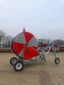 Büyük Ölçekli Çiftlik Hortumu Makarası Yağmurlama Tabancası Motorlu Su Pompası Esnek Kollu Sulama Sistemi - Product Image 4