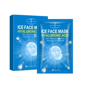 Oem Aichun Schoonheid Hyaluronzuur Sheet Masker Hydrating Whitening Facial Ijs Gevoelens Glow Gezichtsmasker