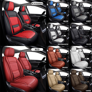 Xiangta nouveaux accessoires d'intérieur de voiture en cuir Pu 5D coussin de siège de voiture universel accessoires d'intérieur de voiture housse de siège étanche - Product Image 2