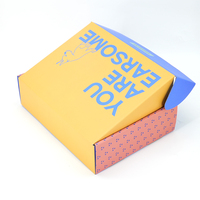 Caja de Embalaje de Productos de Papel Kraft Personalizada con Impresión de Logotipo para Regalos Minoristas y Productos de Comercio Electrónico