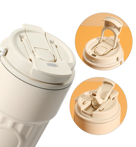Offre Spéciale – Tasse de Voyage Isotherme en Acier Inoxydable SS316 de 500 ml, Double Paroi Anti-Fuite - Product Image 5
