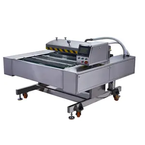 CE Industrial Vacuum Sealer Belt Type Rolling Continuous Fruit Packing Machine/meat Vacuum Packaging Sealing Machine