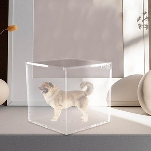 <span class=keywords><strong>Boîte</strong></span> en acrylique transparente avec couvercle, <span class=keywords><strong>boîte</strong></span> de <span class=keywords><strong>rangement</strong></span> carrée transparente pour figurines d'<span class=keywords><strong>action</strong></span>, <span class=keywords><strong>maquillage</strong></span>, artisanat, petits objets de collection - Product Image 4