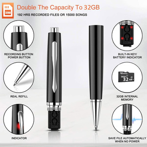 Stylo d'enregistrement de musique <span class=keywords><strong>MP3</strong></span> de haute qualité stylo <span class=keywords><strong>enregistreur</strong></span> à activation vocale Portable 32GB pour les conférences - Product Image 2
