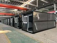 Contenedor Plegable de Acero Económico de Construcción Rápida Verificado, Casa Prefabricada para Hotel, Taller, Fácil Instalación, Impermeable, Portátil y Móvil