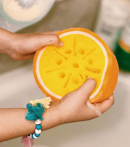 Soft Fruit Shaped Back Bath Scrubber doccia spugna sfere per la pulizia del corpo spazzole da bagno per bambini bambini - Product Image 4