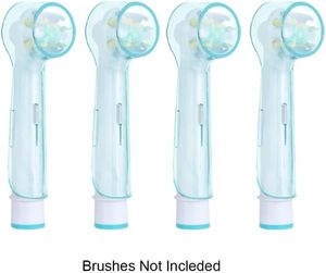 Clear <strong>Oral</strong> Compatible <strong>Electric</strong> <strong>Toothbrush</strong> Hygiene Head Covers <strong>Case</strong> <strong>Toothbrush</strong> Heads Cover Head Cover <strong>Toothbrush</strong> <strong>Case</strong> for <strong>Oral</strong> <strong>B</strong> - Product Image 1