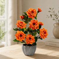 Plantes artificielles en pot réalistes, écologiques et durables, petites fausses plantes vertes en mini-pots pour la décoration de la maison, du salon et de la table