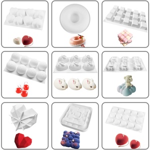 Italian Style Mousse Cake <b>Silicone</b> <b>Molds</b> Set Professional White <b>Silicone</b> Dessert <b>Molds</b> <b>Kit</b> - Product Image 6