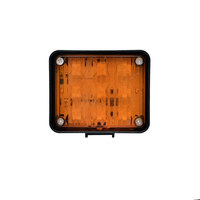 Feu de gabarit LED rouge rectangulaire pour camion et remorque, lampe latérale à refroidissement rapide avec couvercle en PC, auxiliaire
