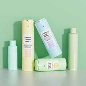 Umwelt freundliche nachfüllbare Airless-Verpackung 15 30 50 ml Kosmetische Airless-Lotion pumpe Plastik flasche - Product Image 6