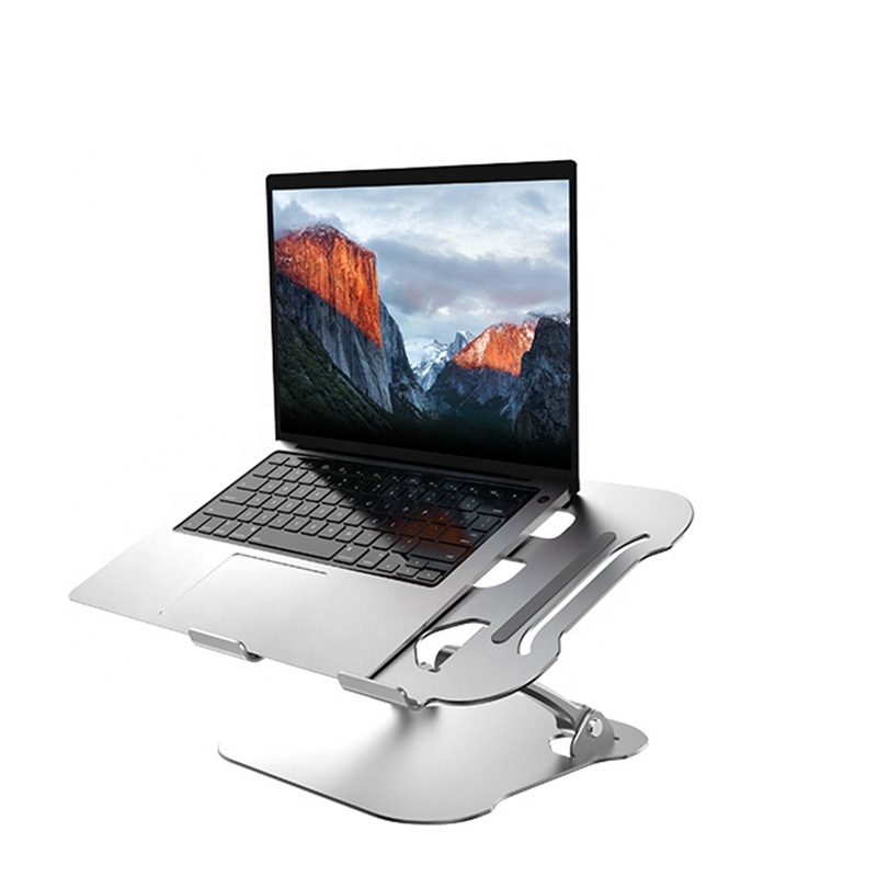 Переносной держатель для ноутбука из алюминиевого сплава, эргономичная регулируемая подставка для ноутбука с высоким углом наклона