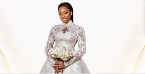 Ultimi Modelli di Abiti da Sposa Africani 2 <span class=keywords><strong>in</strong></span> 1, Abiti Nuziali con Collo Alto, Maniche Lunghe <span class=keywords><strong>in</strong></span> Pizzo e Raso - Product Image 3