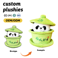 Boneka Maskot Custom Karakter Hijau Lucu, Boneka Isi Lembut, Pabrik OEM, Mainan Promosi untuk Hadiah Bisnis