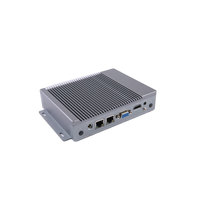 Computadora Integrada Compacta y Resistente Bay Trail J1900 N2840 Sin Ventilador, Voltaje Amplio de 9-24V, LAN Dual, 2 Puertos COM, Ranura SIM 4G LTE, en Stock
