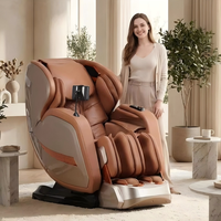Fauteuil de massage corporel complet avec airbags pour les bras et les mains, zéro gravité, 4D, piste SL, chauffage