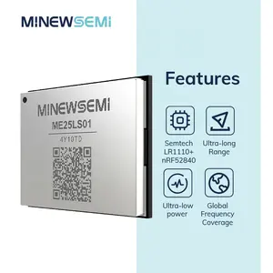 Mới Nhất Lora Nrf52840 + Lr1110 Wi-Fi Quét USB Module Điện Năng Thấp BLE 5.3 Dài Phạm Vi 5Km Lorawan GPS Combo Mô-đun Tracker