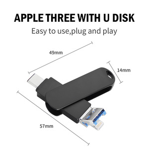 Chất lượng cao <span class=keywords><strong>3</strong></span> trong <span class=keywords><strong>1</strong></span> <span class=keywords><strong>3</strong></span>.0 Loại <span class=keywords><strong>C</strong></span> <span class=keywords><strong>USB</strong></span> Flash Drive OTG Android/điện thoại di động/máy tính Adapter cho iPhone - Product Image 6