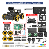 Coche robot Hiwonder TurboPi Raspberry Pi ROS2 con ruedas Mecanum, gran modelo AI ChatGPT e interacción de voz