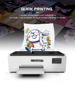 A4 máy in kỹ thuật số T-Shirt in ấn plotter máy in phun L805 printhead L805 dtf máy in - Product Image 2