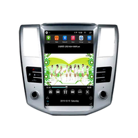 Lecteur multimédia pour voiture avec écran vertical Tesla Android 13 de 12,8 pouces pour Lexus RX330 avec CarPlay sans fil et navigation GPS