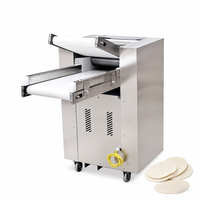 Presse à pâte automatique en acier inoxydable sur mesure pour pizza, tortilla, chapati, équipement de boulangerie commercial