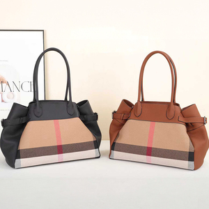 <strong>Wholesale</strong> Products Guangzhou <strong>Tote</strong> <strong>Bag</strong> Crafted From Cowhide and <strong>Jute</strong> Featuring Shoulder Crossbody Design Handbags for Women - Product Image 6