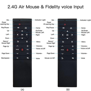 Télécommande universelle MT12 Gyro Air Mouse avec commande vocale et IR, manette de jeu à détection de mouvement pour TV Box, projecteur - Product Image 4