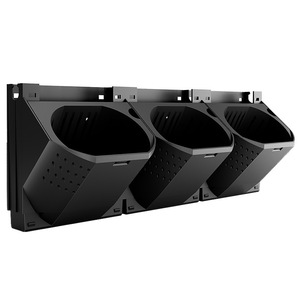 Jardinière murale moderne en plastique PP <span class=keywords><strong>de</strong></span> couleur personnalisée, système d'irrigation automatique, drainage respirant, <span class=keywords><strong>pot</strong></span> <span class=keywords><strong>de</strong></span> <span class=keywords><strong>fleurs</strong></span> pour la maison et le jardin - Product Image 2