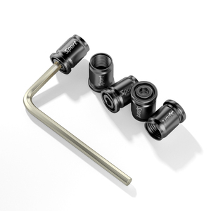 4 pièces nouveau style de <span class=keywords><strong>voiture</strong></span> <span class=keywords><strong>antivol</strong></span> en acier inoxydable roue pneu Valve tiges bouchons solide pneu Air Valve bouchons - Product Image 3