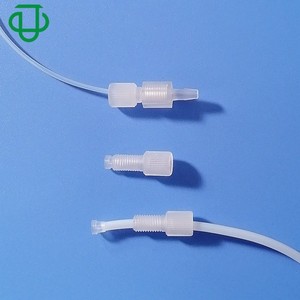 Connecteur à raccordement externe fileté JU PlasFitting PP en plastique 1/4-28UNF pour tube rigide - Product Image 4