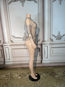 Combinaison de salon avec strass pour femme, <span class=keywords><strong>tenue</strong></span> de <span class=keywords><strong>barman</strong></span> - Product Image 6