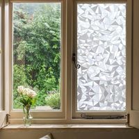 Película de privacidad para ventana 3D moderna, revestimientos de vidrieras decorativos esmerilados, autoadhesivo adhesivo estático para decoración de apartamentos