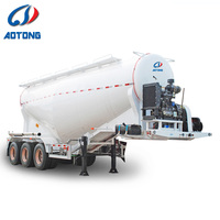 Yüksek Kaliteli Çimento Bulker Tankı Semi Treyler Çimento Bulker Yarı Treyler 60 Ton 80 Ton Toz Çimento Kamyonu Yarı Treyler Satılık