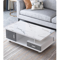 Meubles de salon, table basse en verre moderne avec meuble TV - Marque Forever, modèle CJ0622205 - Meubles de maison pas chers