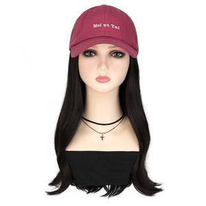 Cappello con Parrucca Integrata: Berretto da Baseball alla Moda con Parrucca Rimovibile Naturale, Leggero e Facile da Abbinare, Copertura Completa della Testa - Product Image 5