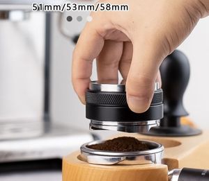 เครื่องมือปรับระดับสแตนเลสหัวคู่แบบพกพา51มม. 53มม. 58มม. เครื่องมือปรับระดับด้วย54มม. สำหรับบาริสต้า<span class=keywords><strong>กาแฟ</strong></span>เอสเพรสโซ - Product Image 1